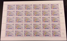 Monaco 1995 feuille sheet neuf** Yt 1974 : JO handicapés , logo association