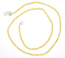 925 Argent Fin Jaune Zircon