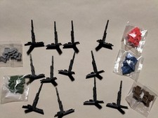 12 HAMPE DE DRAPEAU +LOT DE