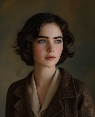 8x10 elegant female portrait - female,