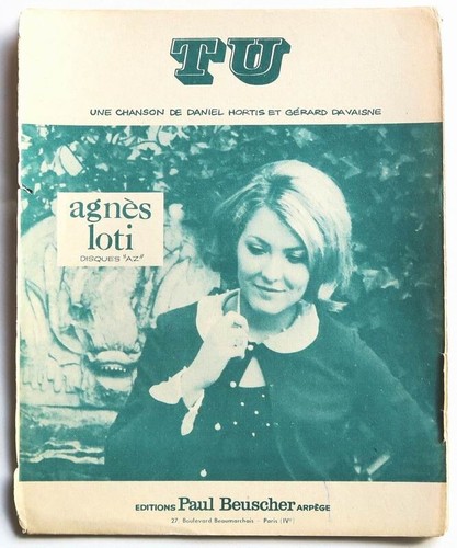 Partition vintage sheet music