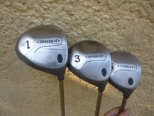 Série de 3 Clubs de Golf hybride - Manches graphite MEGA Complus SE Low Torque