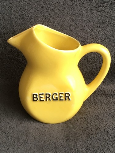 Pichet plat berger jaune - pichet,