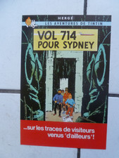RARE FLYER  PROMO  TINTIN
