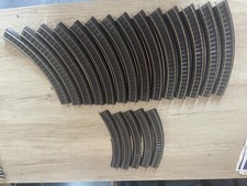 Jouef 19x Rails Courbés Sur Ballast 24,5 Cm