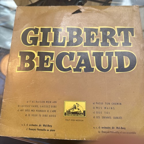 Disque vinyle tours gilbert - disque,