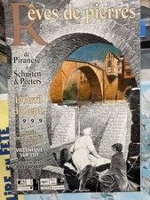 Affiche expo Piranèse Rêves de Pierre Schuiten & Peeters 1999 60x40cm dépliée