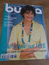 MAGAZINE BURDA TENDANCES CAP SUR L'ETE RAYURES/FLEURS JUIN 2006 N° 78