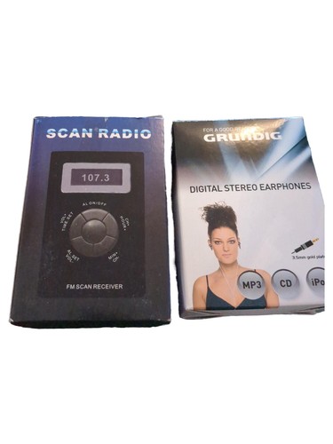 Radio scan receiver - scan, +