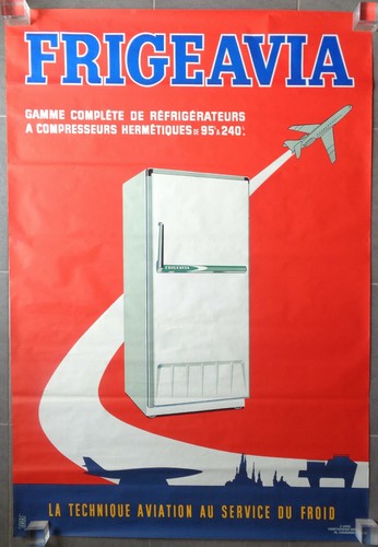 Affiche publicitaire ancienne - publicitaire,