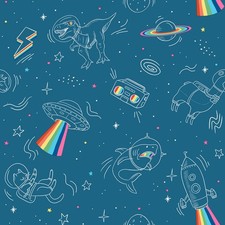 Papier Peint Bleu Animaux