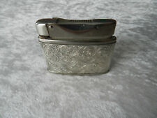 Rare ancien briquet à essence en argent massif JGEHA / Suisse / Art Nouveau