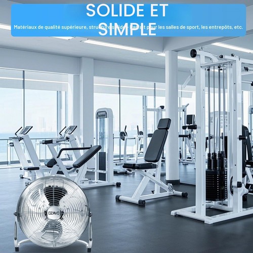 Ventilateur sol métal - de,