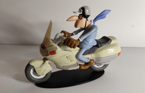 Figurine moto résine joe - résine,