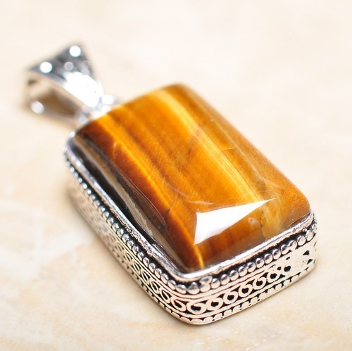 Handmade tiger eye 925 - tiger's,