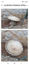 jardinière diabolo Willy guhl en fibrociment très bon etat