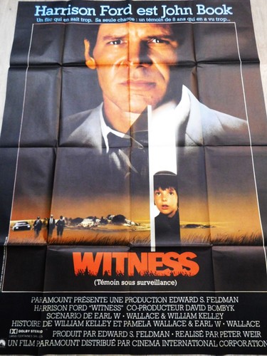 Witness affiche originale - witness,