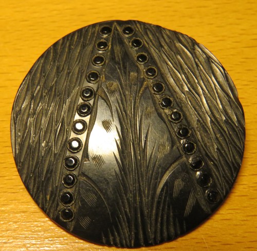 Broche deuil ancienne - de,