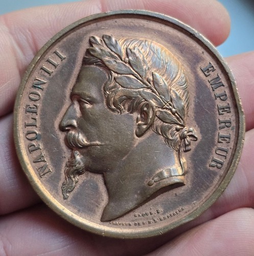 Médaille cuivre napoleon - en,