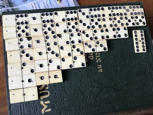 Ancien jeux dominos - ancien, os
