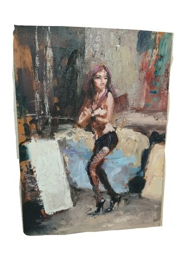 Tableau magnifique huile - tableau,