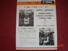   PROSPECTUS  PUBLICITAIRE  ATTELAGES  LEMOINE  TRACTEURS  McCORMICK   F 240/270