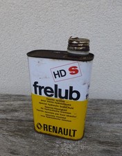 ancien bidon FRELUB HD S RENAULT DECO GARAGE AUTOMOBILIA