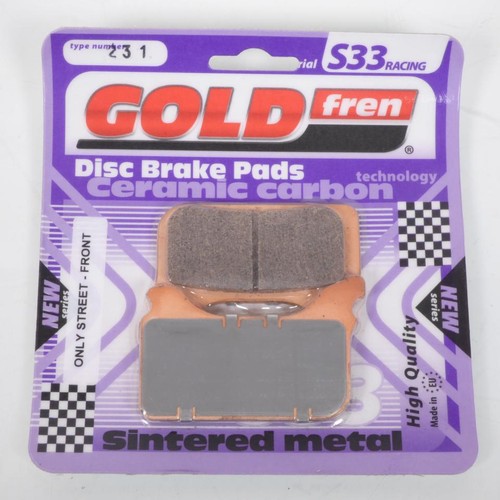 Plaquette frein gold - de,