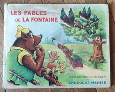 Ancien Livre Album Les Fables
