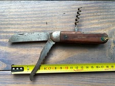 Ancien Couteau PRADEL  PLACOPLATRE PUBLICITAIRE VINTAGE  KNIFE MESSER