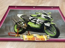 Kawasaki ZX-12R Paris Nord Motos 2002 fiche carte moto passion collection Atlas