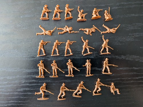 Lot figurines soldats 2eme - figurines,