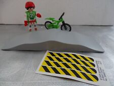 Playmobil pilote VTT et rampe