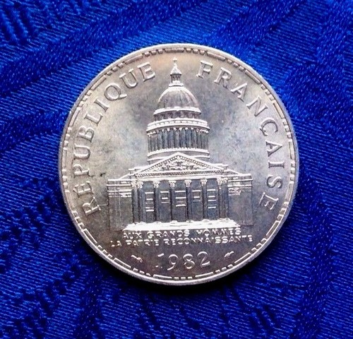 Monnaie 100f pantheon - de, 1982