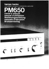 Harman Kardon PM-650 Amplifier