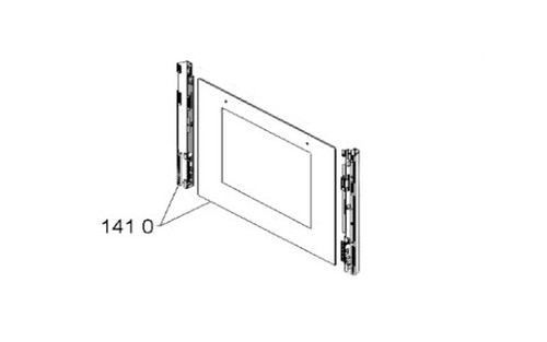 Vitre four exterieur pour - de,