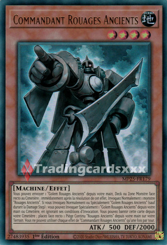 Commandant rouages - yu-gi-oh!,