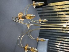 lustre en laiton doré Sölken 5 branches en très bon état ( voir photos)