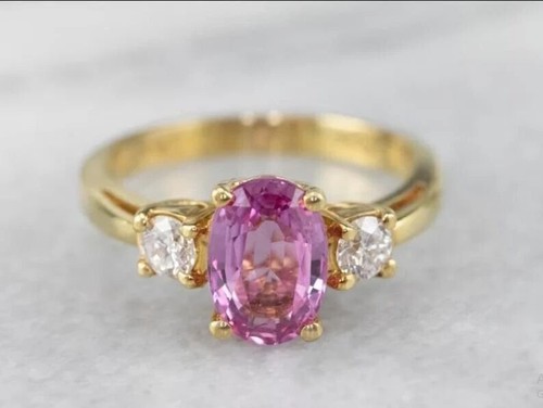 Bague mariage saphir rose - bague,