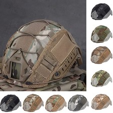 Couverture casque tactique pour FAST Casque Camo Chasse Airsoft Cap Ripstop Mesh