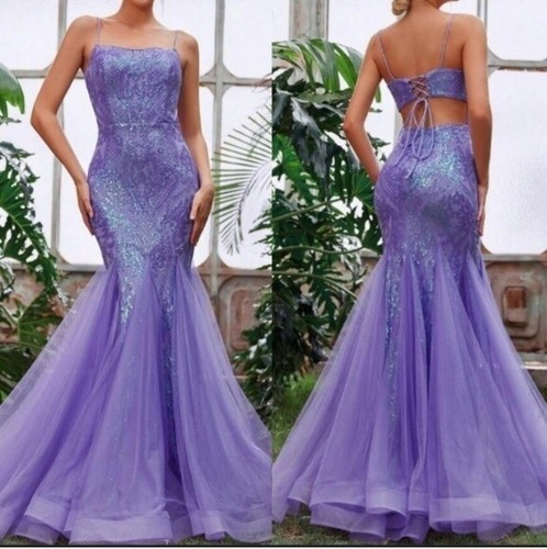 Purple contrast sequined and - purple,