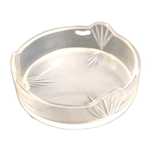 Coupelle verre ciselé - verre,