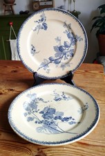2 Assiettes Faïence U&C