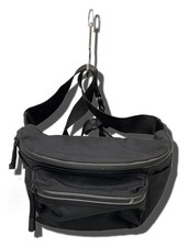 agnes b. Sac taille nylon noir