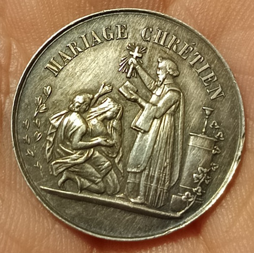Médaille mariage argent - de,