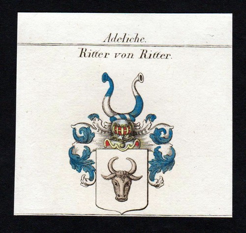1820 blason de chevalier - -,