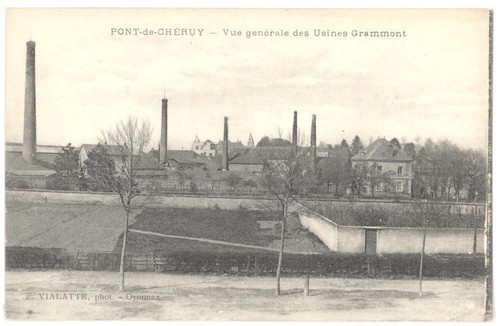 Cpa pont cheruy vue - 38,