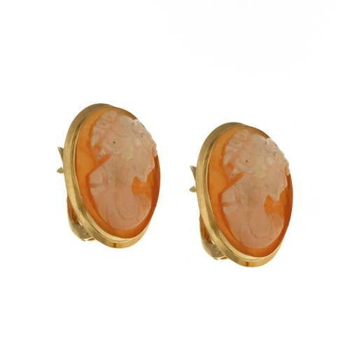 Boucles oreilles or jaune - d'oreilles, en