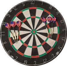 Cible de fléchettes Roleo avec 2 jeux de fléchettes - Set de démarrage