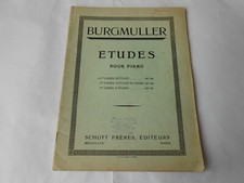 ♫ Partition / Méthode - Burgmuller étude pour piano ♫